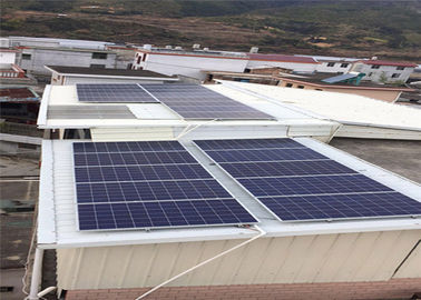 Easy to Install Commercial Solar Panel Roof Mounting Systems Aluminum Tile Ballasted For Photovoltaic Mounting Structure