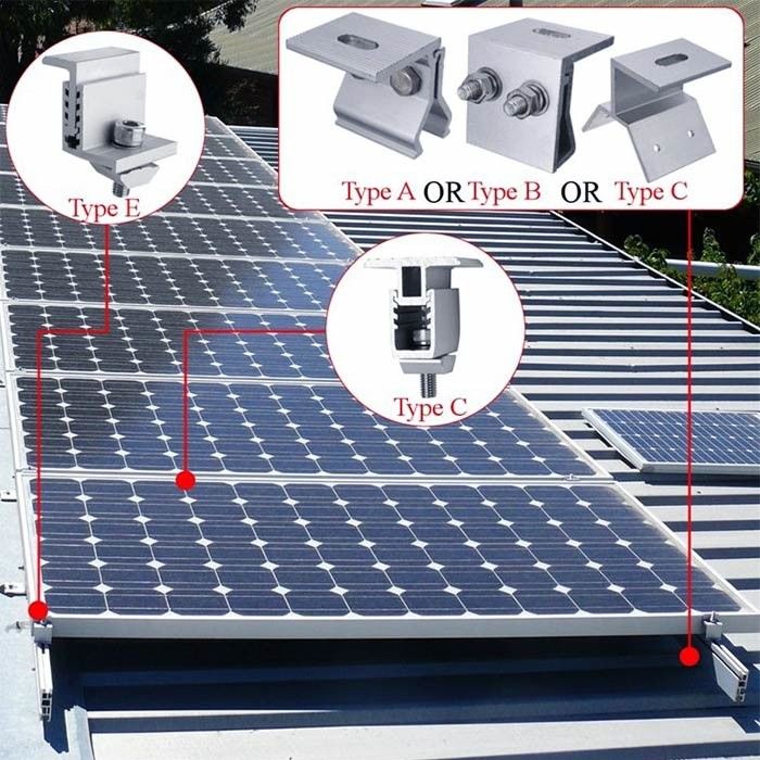 Great Quality Solar Mounting Accessories Module Bracket Components For Frameless PV module