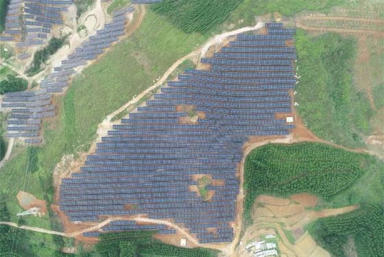 سعر جيد High Clearance Solar Panel Ground Mounting Systems Easy Installation 0-60 Degrees Tilt Angle Up To 1.2m Ground Clearance الانترنت