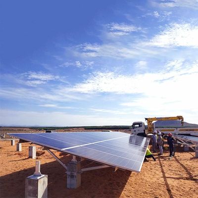 سعر جيد قاعدة خرسانية مزدوجة القطب PV تصاعد بين قوسين الانترنت