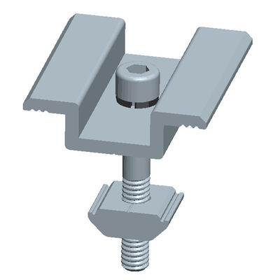 سعر جيد الألومنيوم 6005-T5 و Sus 304 بأكسيد SurfaceThin Film Solar Panel Clamps لتركيب PV الانترنت