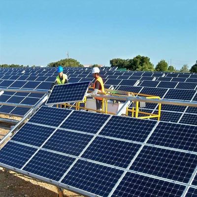 سعر جيد الجلفنة بالغمس الساخن وأنظمة الدعم الأرضي الكهروضوئية المؤكسدة 10-60 درجة الانترنت