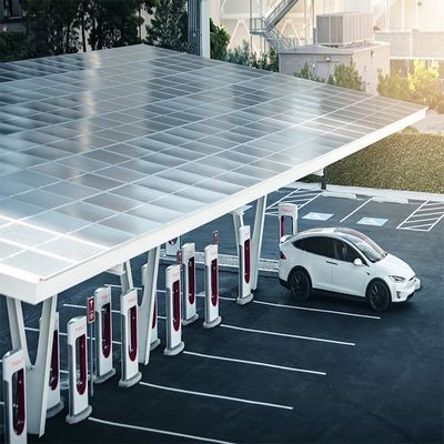 سعر جيد هياكل مرآب شمسية مجلفنة بأكسيد SS304 PV الانترنت