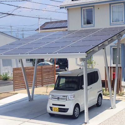 سعر جيد 20 30KW الصلب المجلفن PV مرآب تصاعد بين قوسين الانترنت