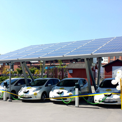 سعر جيد نظام تركيب الطاقة الشمسية Pv Module Carport مثبت على الأرض للهيكل الشمسي لمواقف السيارات الانترنت