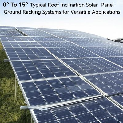 سعر جيد 0° To 15° Typical Roof Inclination Solar Panel Ground Racking Systems for Versatile Applications الانترنت