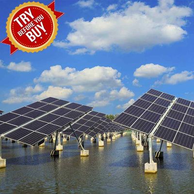 حماية الصدأ PV تصاعد بين قوسين الصيد الخفيفة التكميلية نظام تركيب الألواح الشمسية لمزرعة الأسماك