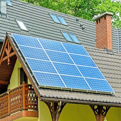 سعر جيد الاستخدام المنزلي على الشبكة 10kw بأكسيد سقف نظام الطاقة الشمسية الانترنت