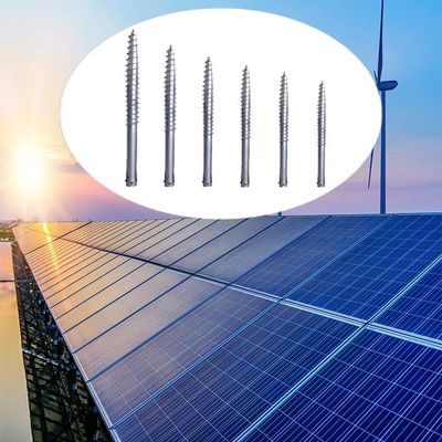 تراجع الساخنة المجلفن الأرض المسمار أكوام 2.75 مم 3 مم 3.5 مم سمك