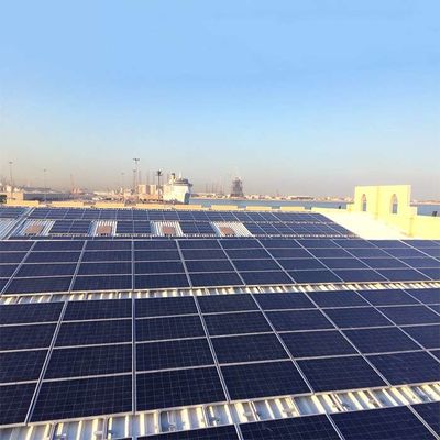 سعر جيد 60 درجة سقف 0.5 مم أنظمة تركيب الطاقة الشمسية الكهروضوئية تحميل الرياح 130 ميل في الساعة الانترنت