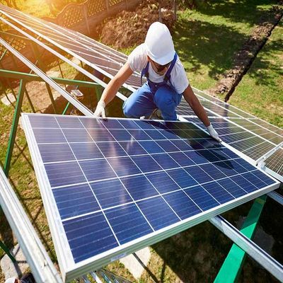 سعر جيد هيكل الطاقة الشمسية المركب على الأرض من الصلب Q235 بأكسيد الانترنت