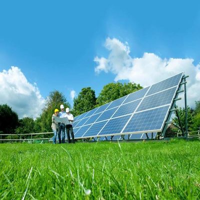 Q235B Q345B المجلفن على أقواس تركيب الطاقة الشمسية خارج الشبكة