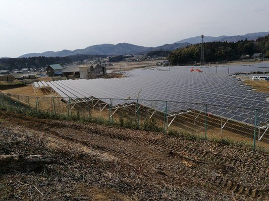 المجلفن Q235B Q345B نظام تركيب الأرض الشمسية هيكل الطاقة الشمسية الأرضية