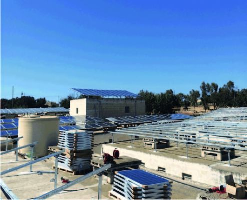 تراجع الساخنة الصلب المجلفن وقوس نظام تركيب لوحة للطاقة الشمسية للماء