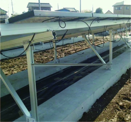 الألواح الشمسية الكهروضوئية C-Steel أنظمة تركيب الأرض قوس تصاعد الطاقة الشمسية الصناعية