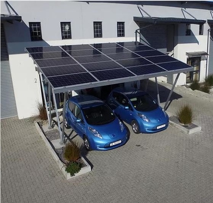 وقوف السيارات لوحة للطاقة الشمسية قوس تصاعد قوس الألومنيوم مرآب مقاوم للماء للطاقة الشمسية
